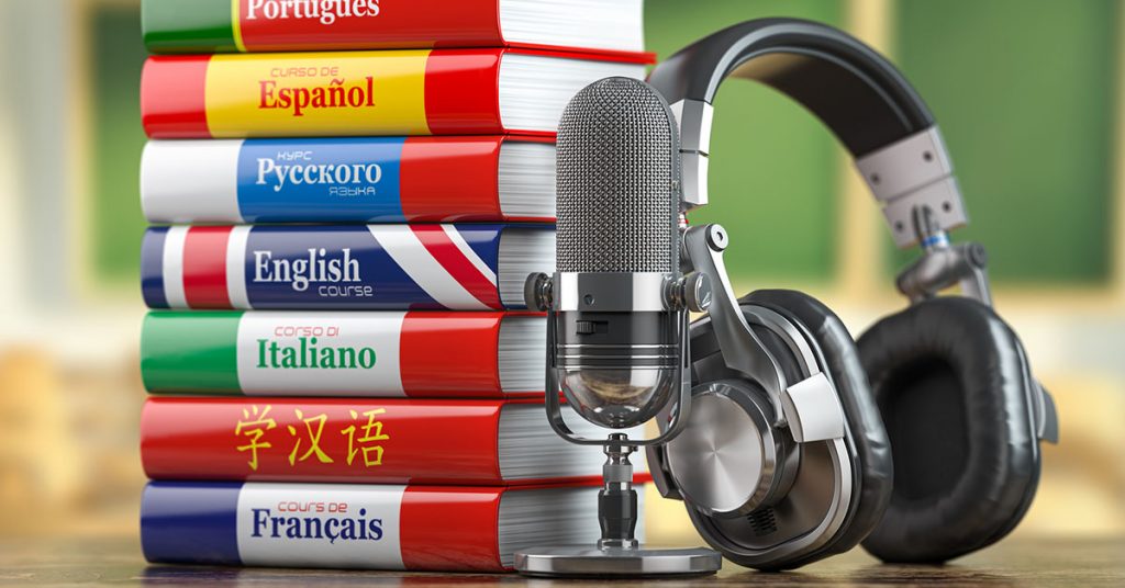 A pile of foreign language dictionaries. Picking the right language can boost your career