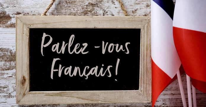 Sign asking if you speak French